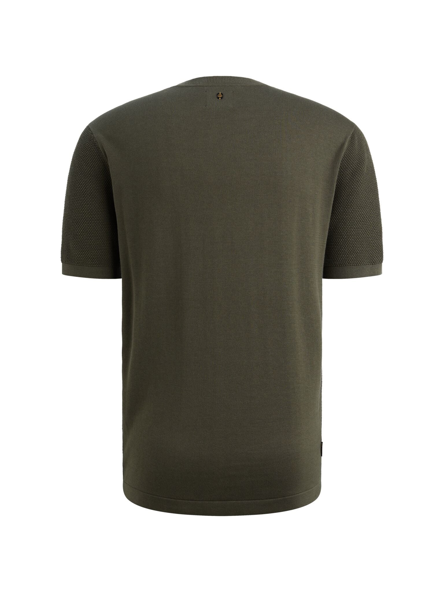T-Shirt Rundhals Regular Fit - 6415-Ivy Green - Grün
