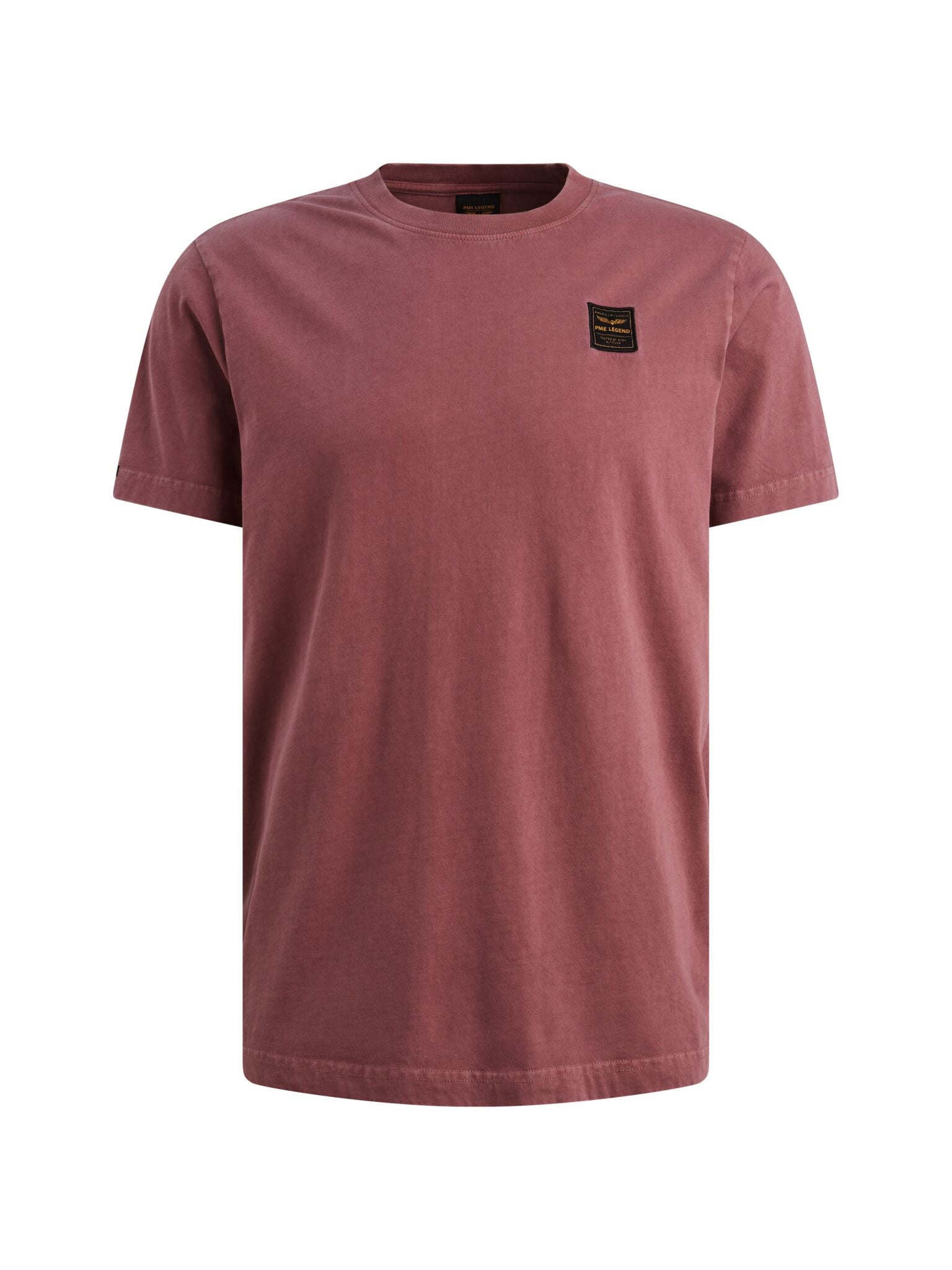 T-Shirt aus Baumwolle Regular Fit - 4085-Roan Rouge - Rot