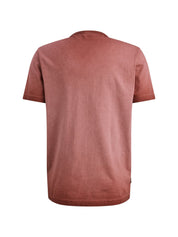 T-Shirt Regular Fit aus Baumwolle - 4085-Roan Rouge - Rot