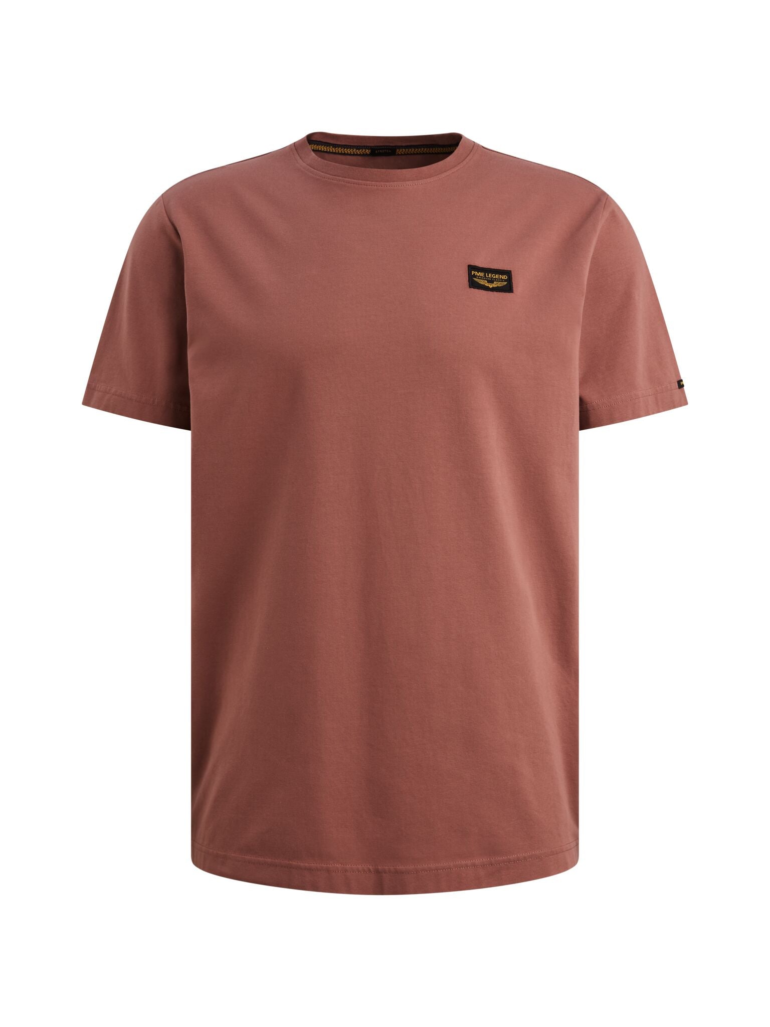 T-Shirt aus Baumwolle - 4085-Roan Rouge - Rot
