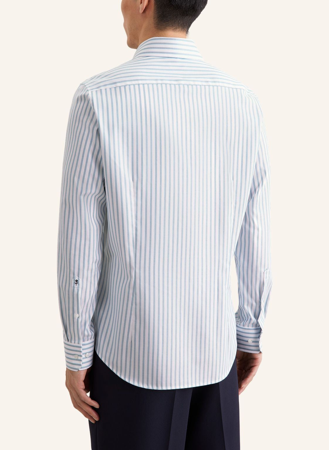 Hemd SPREAD KENT 98 Slim Fit - 54 - Grün | Weiß