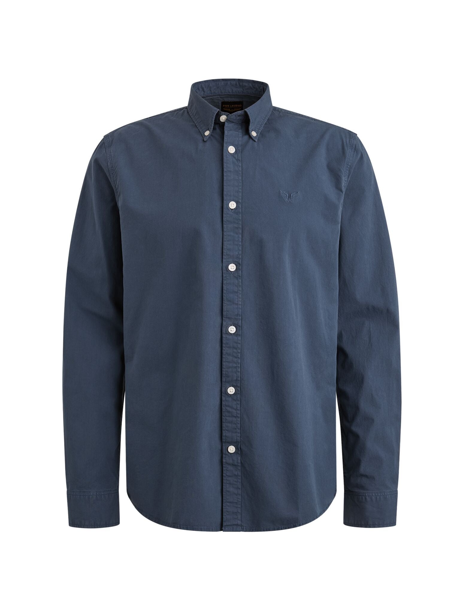 Hemd Regular Fit aus Baumwolle - 5056-Dark Denim - Blau