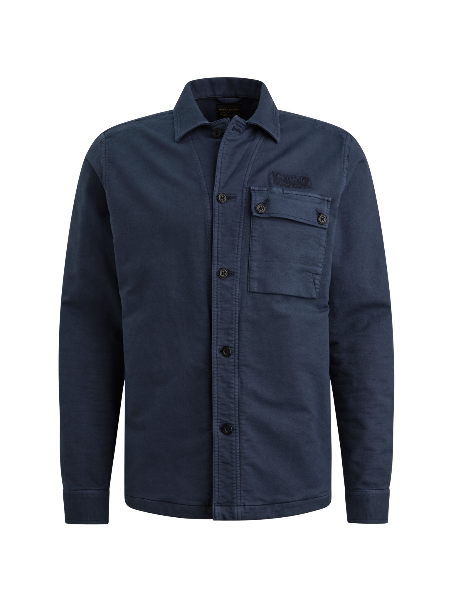 Overshirt aus Baumwollmix - 5116-Mood Indigo - Blau