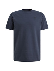 T-Shirt aus Baumwolle - 5116-Mood Indigo - Blau