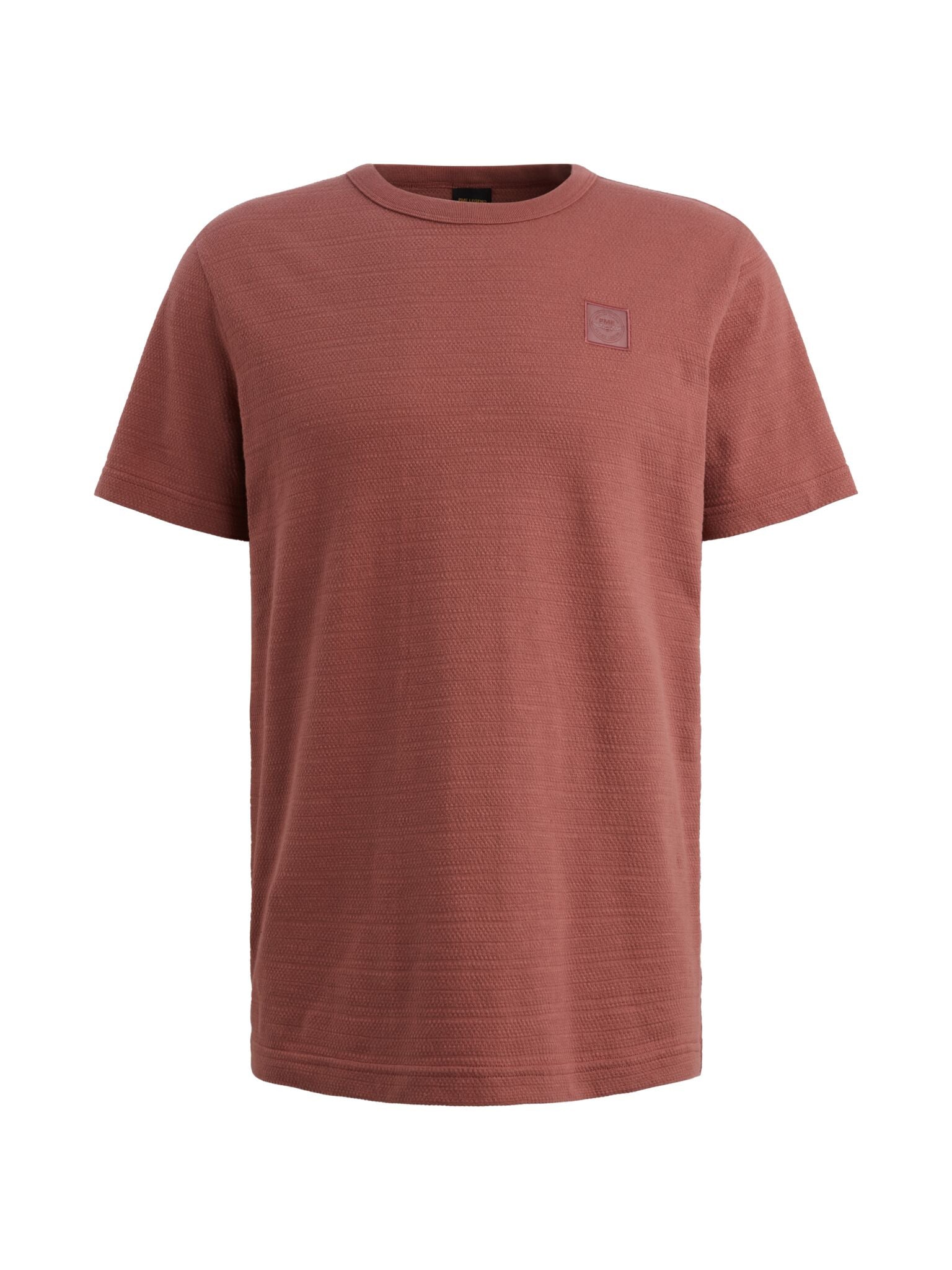 T-Shirt aus Baumwolle - 4085-Roan Rouge - Rot