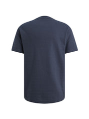 T-Shirt aus Baumwolle - 5116-Mood Indigo - Blau