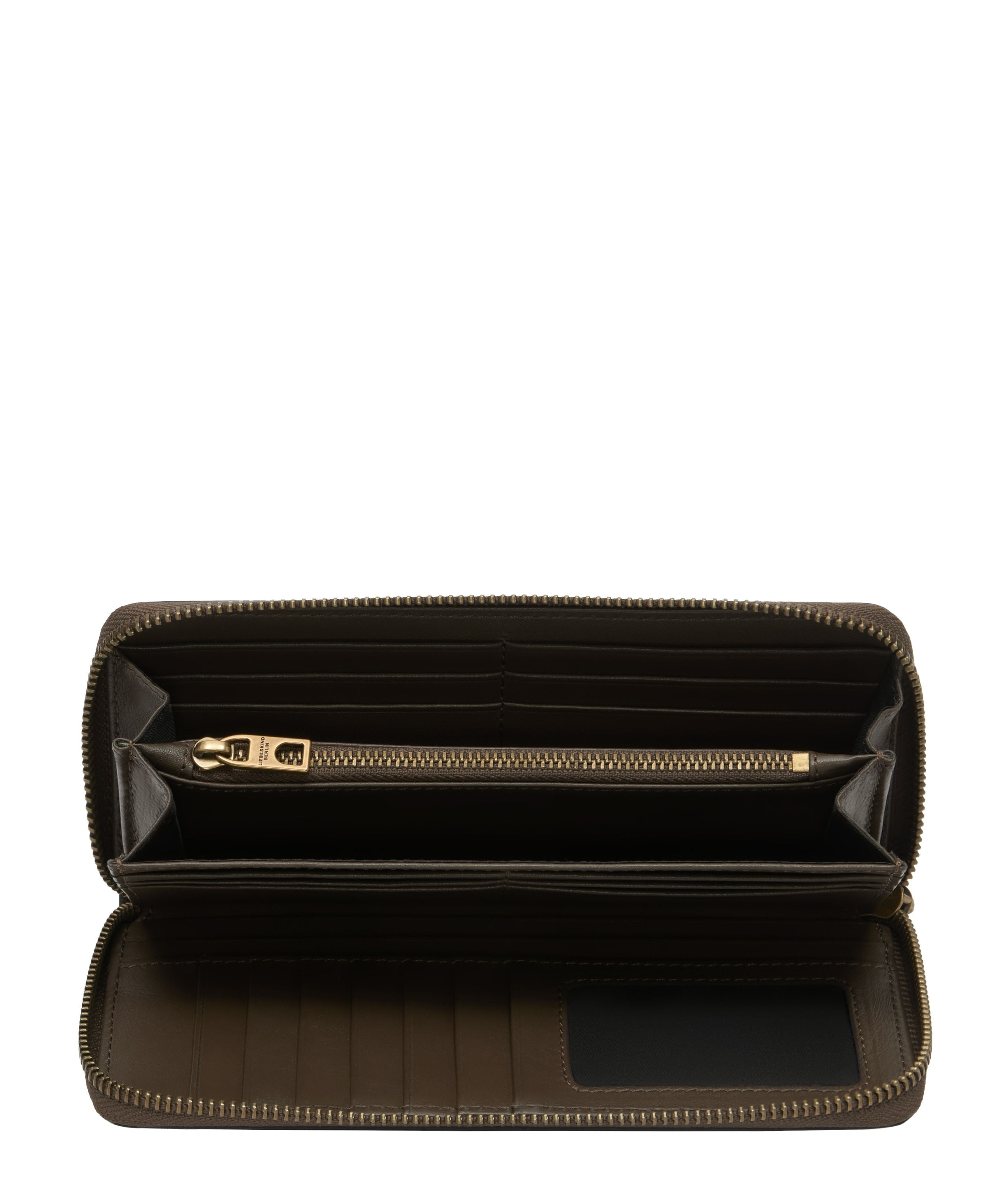 Geldbörse GIGI aus Leder - 8640-BROWN - Braun