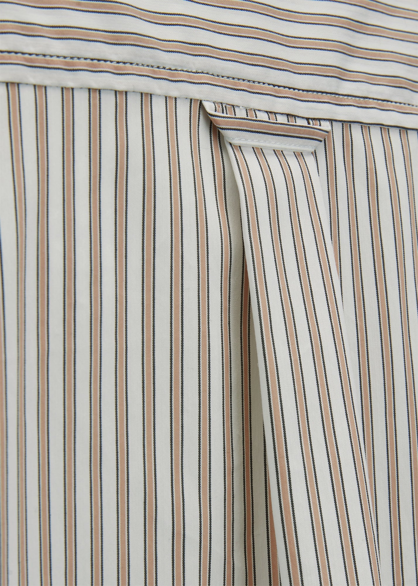 Bluse gestreift mit V-Ausschnitt - 860-straw patterned - Beige