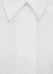 Bluse aus Baumwollmix - 100-white - Weiß