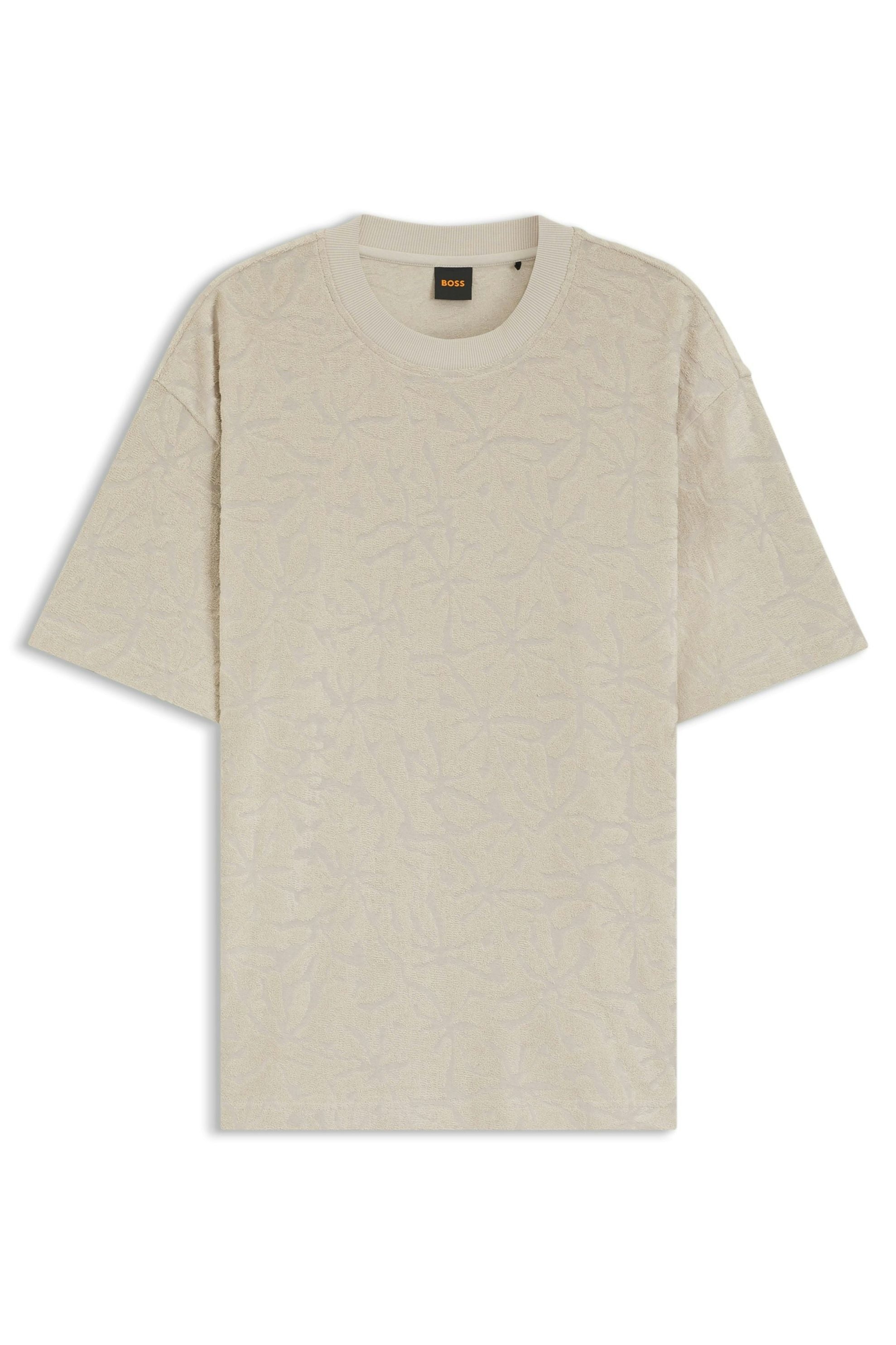 T-Shirt aus Baumwollmix - 070-Open Grey - Grau