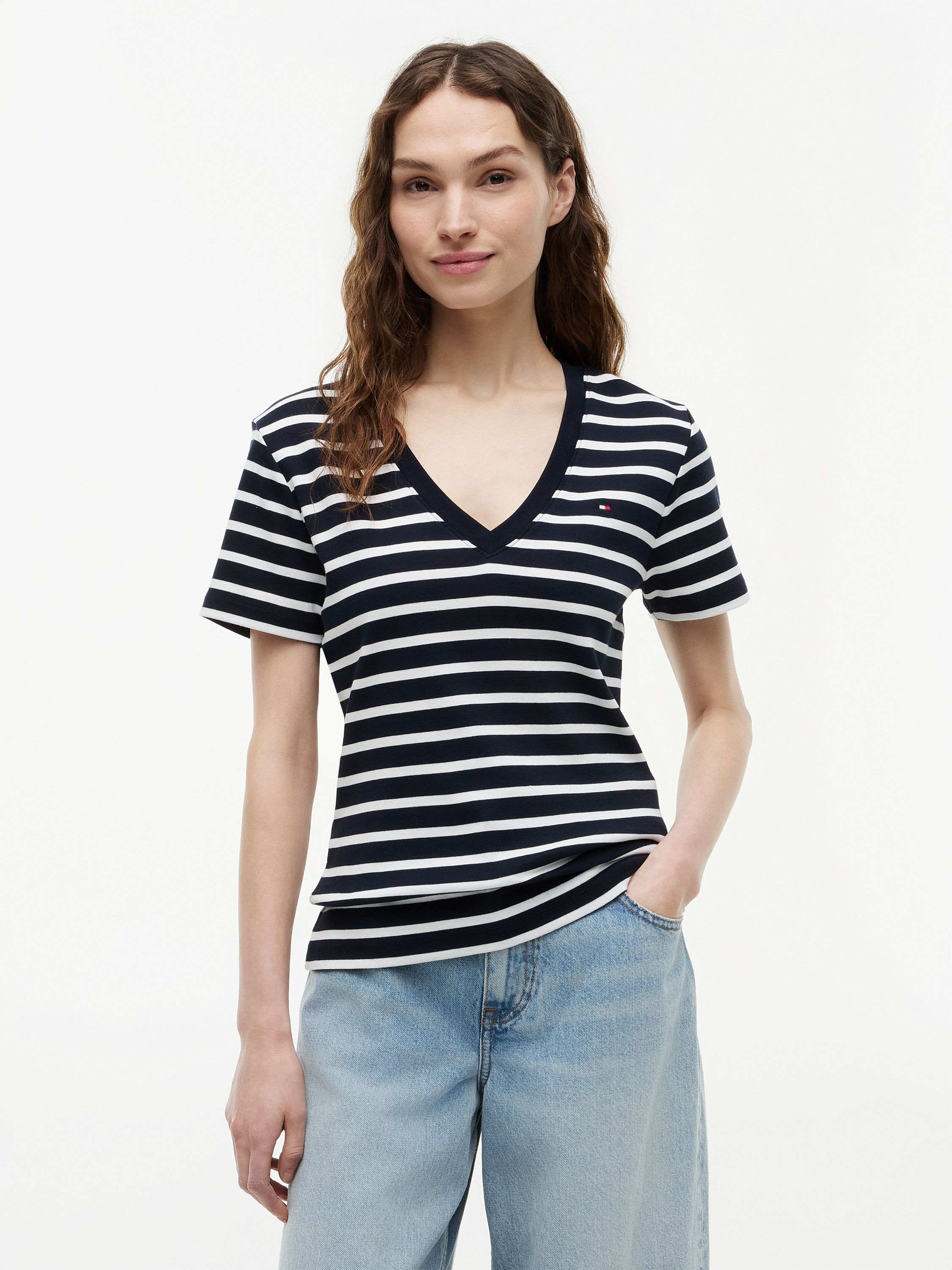 T-Shirt CODY Slim Fit - 02C-BLUE - Blau