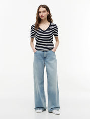 T-Shirt CODY Slim Fit - 02C-BLUE - Blau