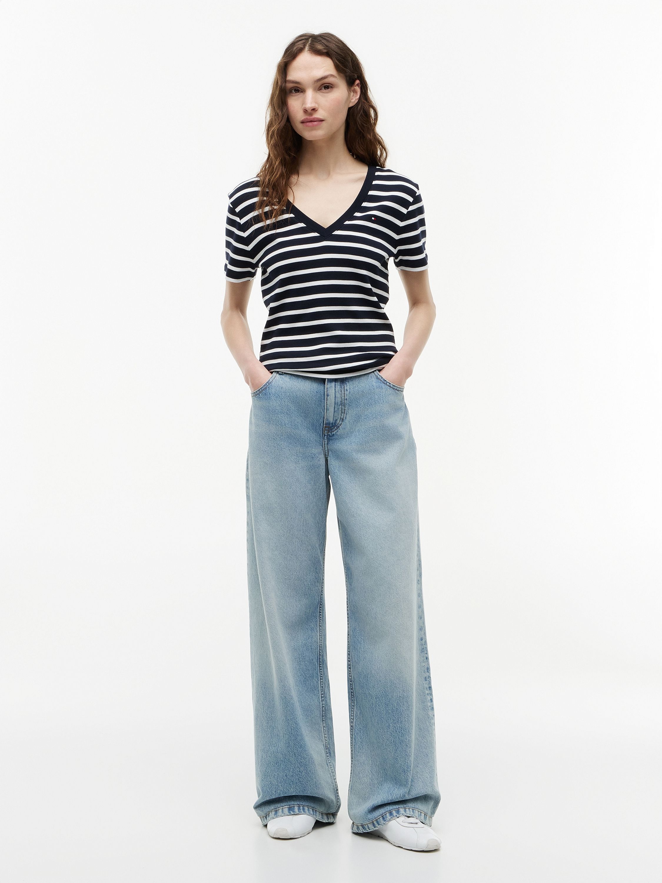 T-Shirt CODY Slim Fit - 02C-BLUE - Blau