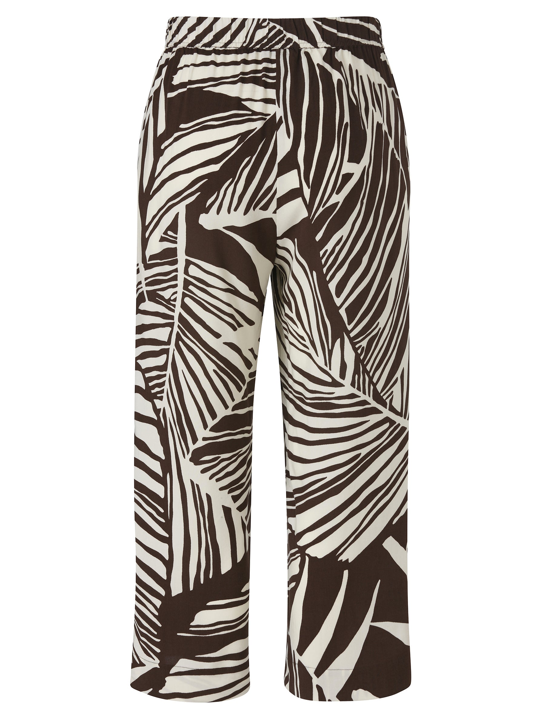 Hose Wide Leg - 730920-mocca / creme - Braun