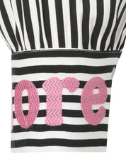 Bluse aus Viskose - 103-schwarz multicolor - Schwarz