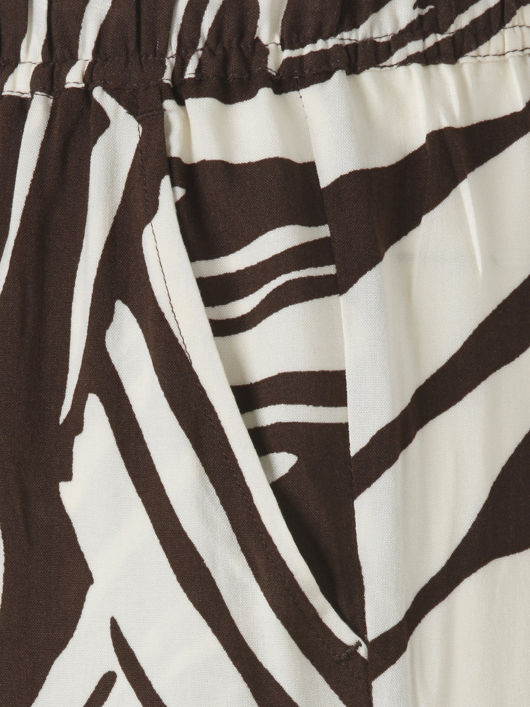 Hose Wide Leg - 730920-mocca / creme - Braun