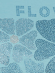 T-Shirt aus Baumwolle - 573-türkis multicolor - Türkis