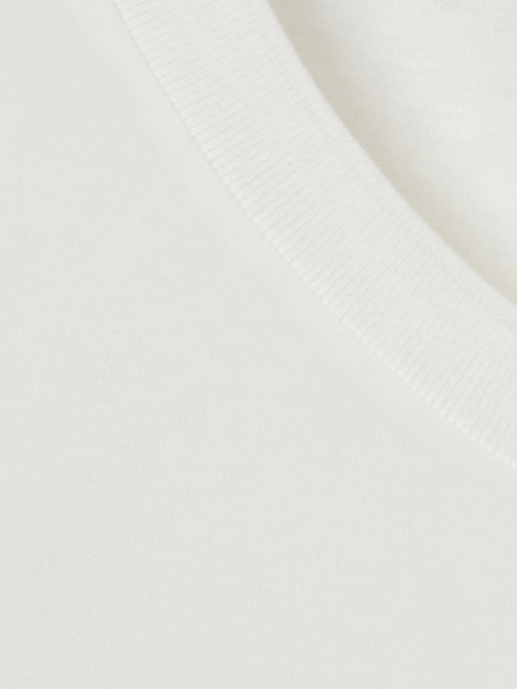 T-Shirt-Bluse mit Mesh-Layer - 950-ecru - Weiß