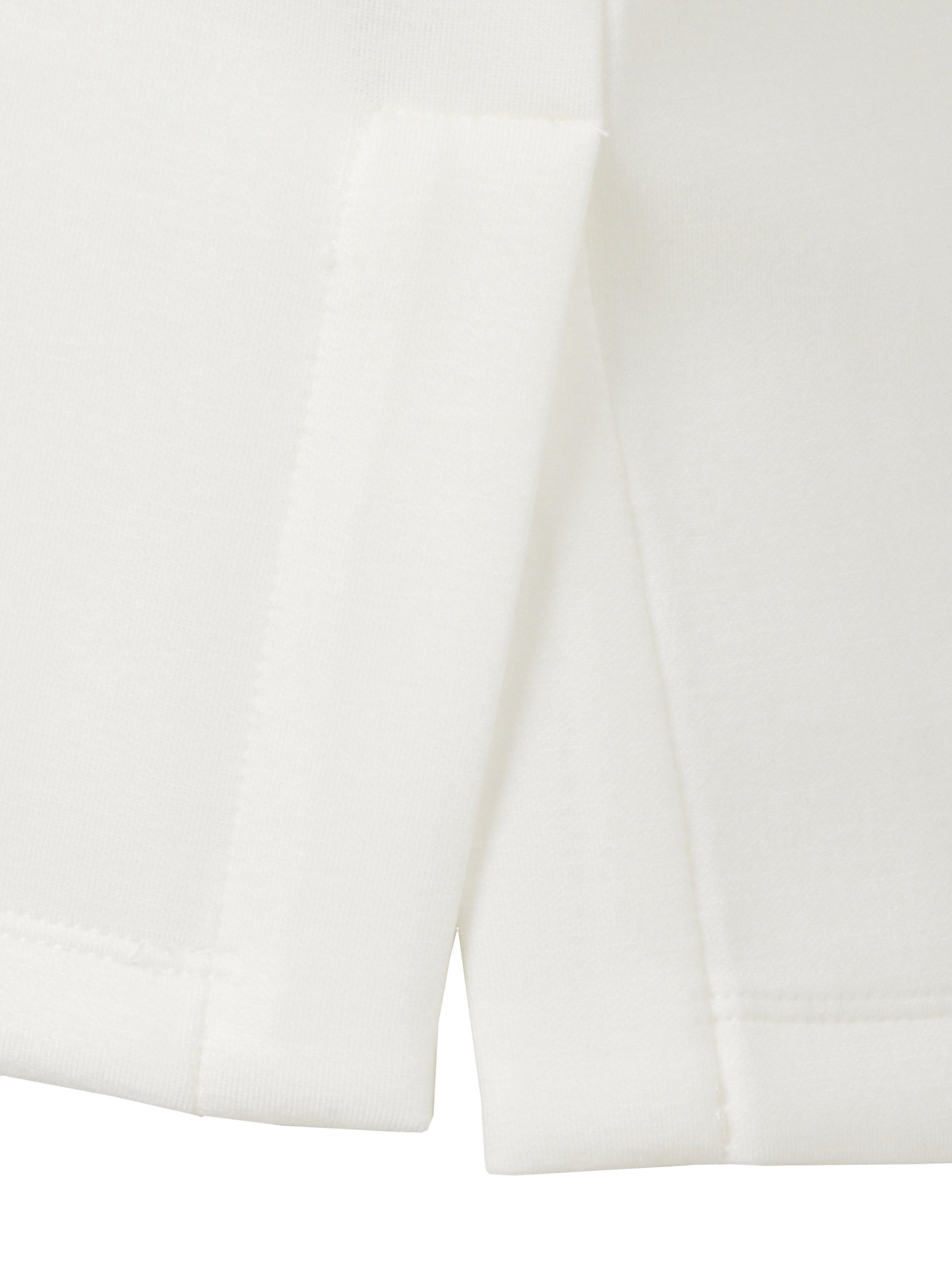 T-Shirt aus Viskosemix - 950-ecru - Weiß