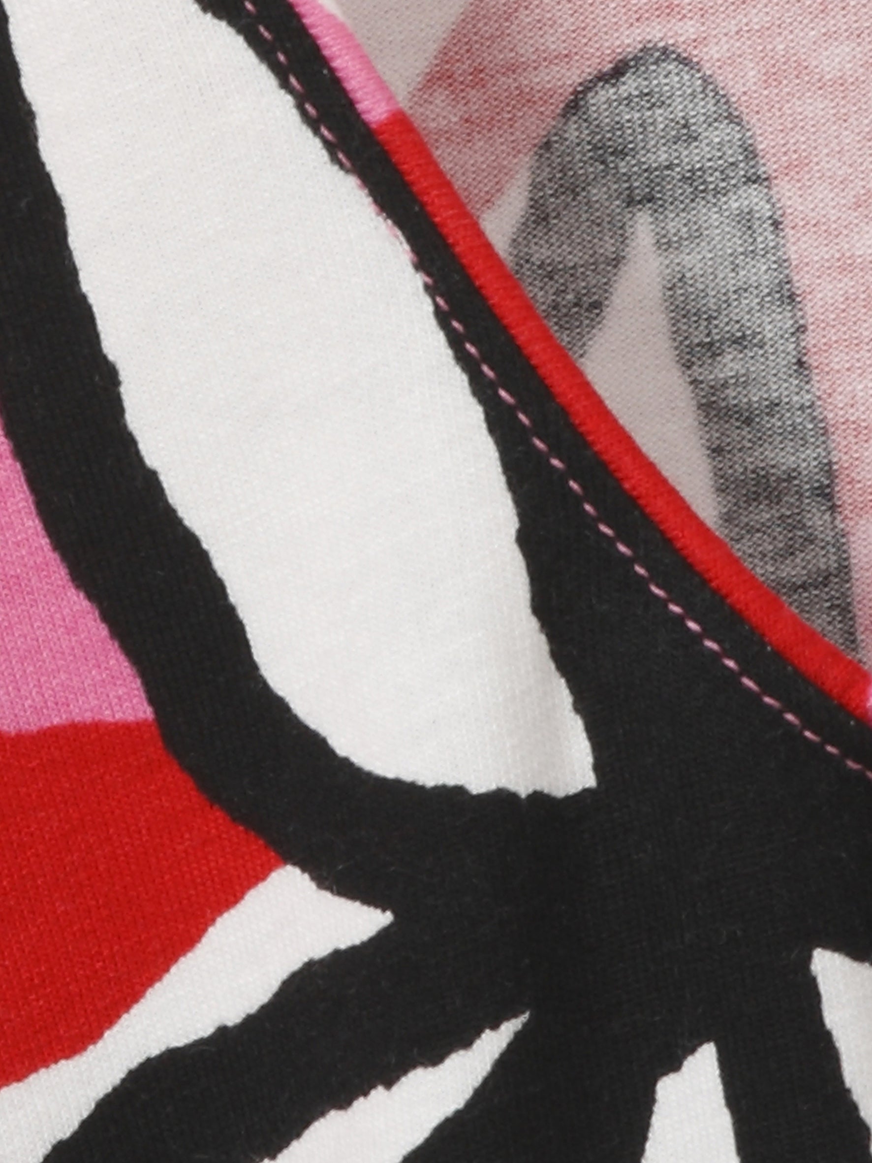 T-Shirt aus Viskose - 653-pink multicolor - Pink