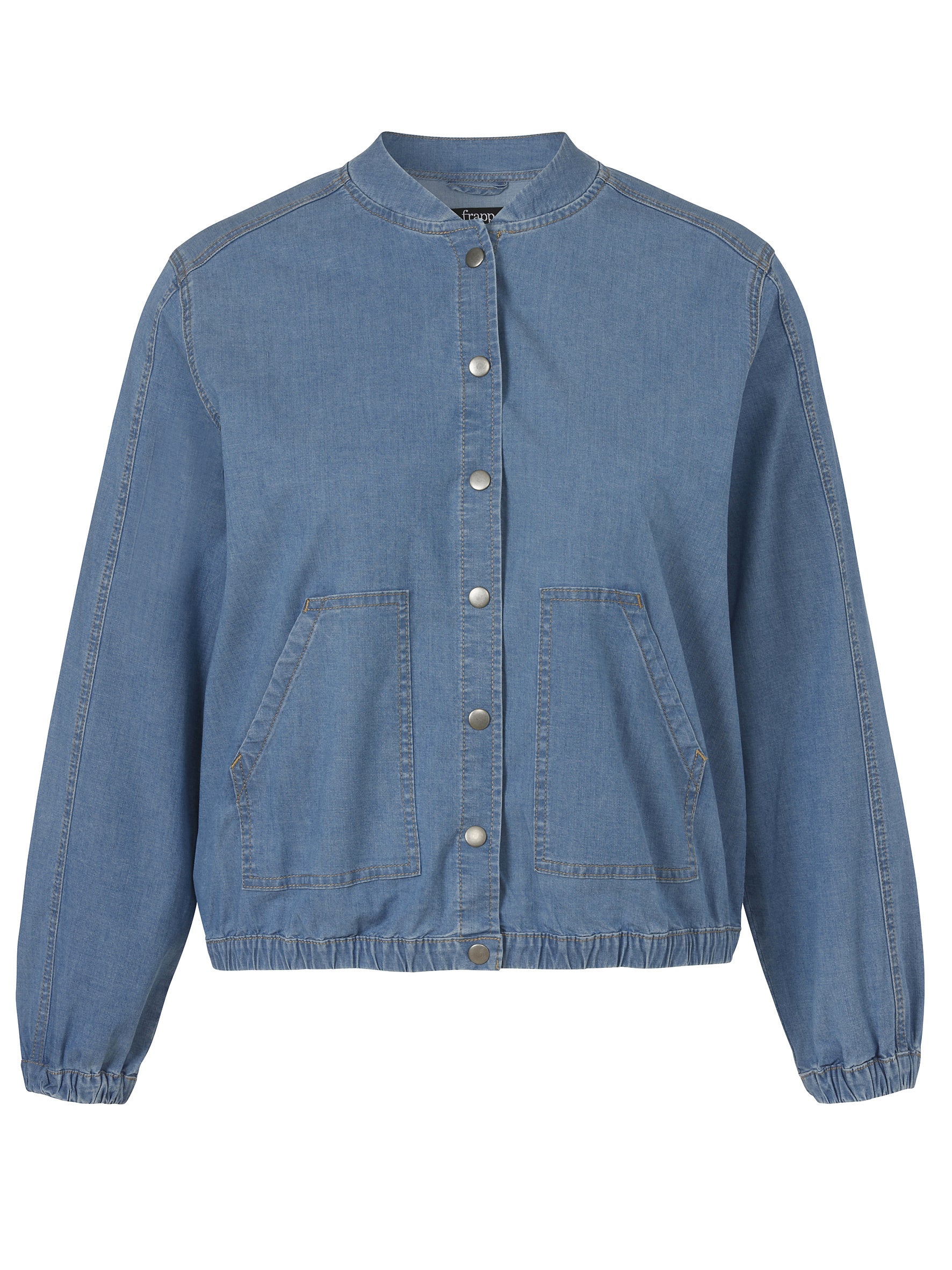 Blouson aus Baumwollmix - 878-light blue denim - Blau
