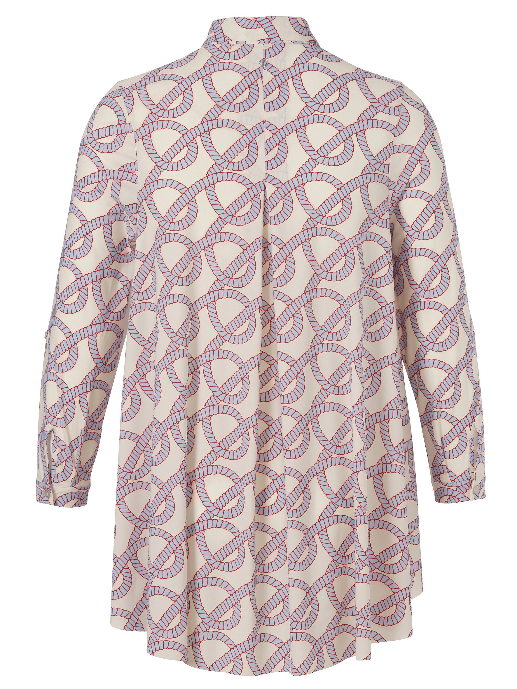 Bluse - 887-powder blue multicol - Creme