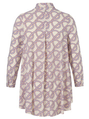 Bluse - 887-powder blue multicol - Creme