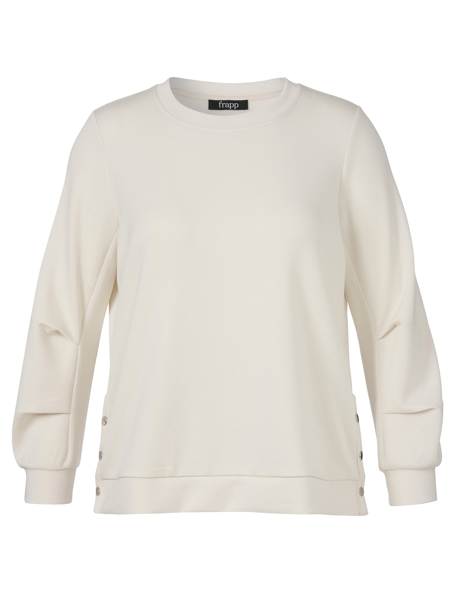 Sweatshirt aus Viskosemix - 794-butter - Creme