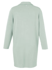 Blazer-Mantel aus Viskosemix - 584-mint - Grün
