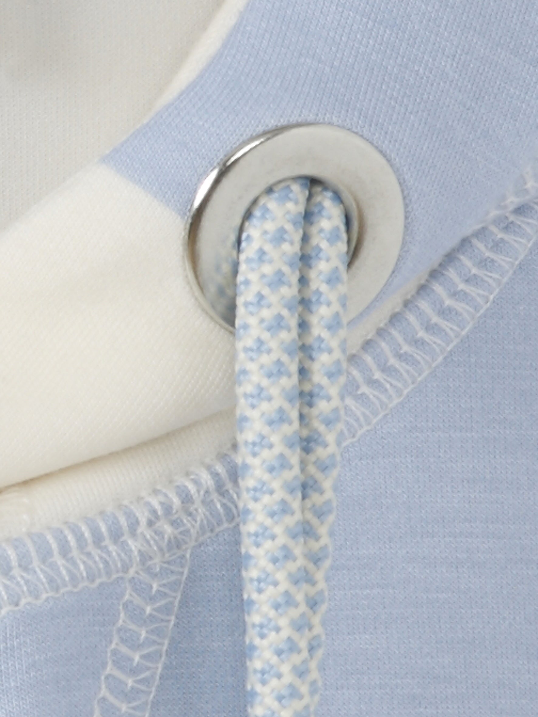 Sweatshirt gestreift aus Baumwolle - 884794-powder blue / butter - Blau