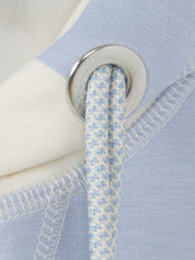 Sweatshirt gestreift aus Baumwolle - 884794-powder blue / butter - Blau