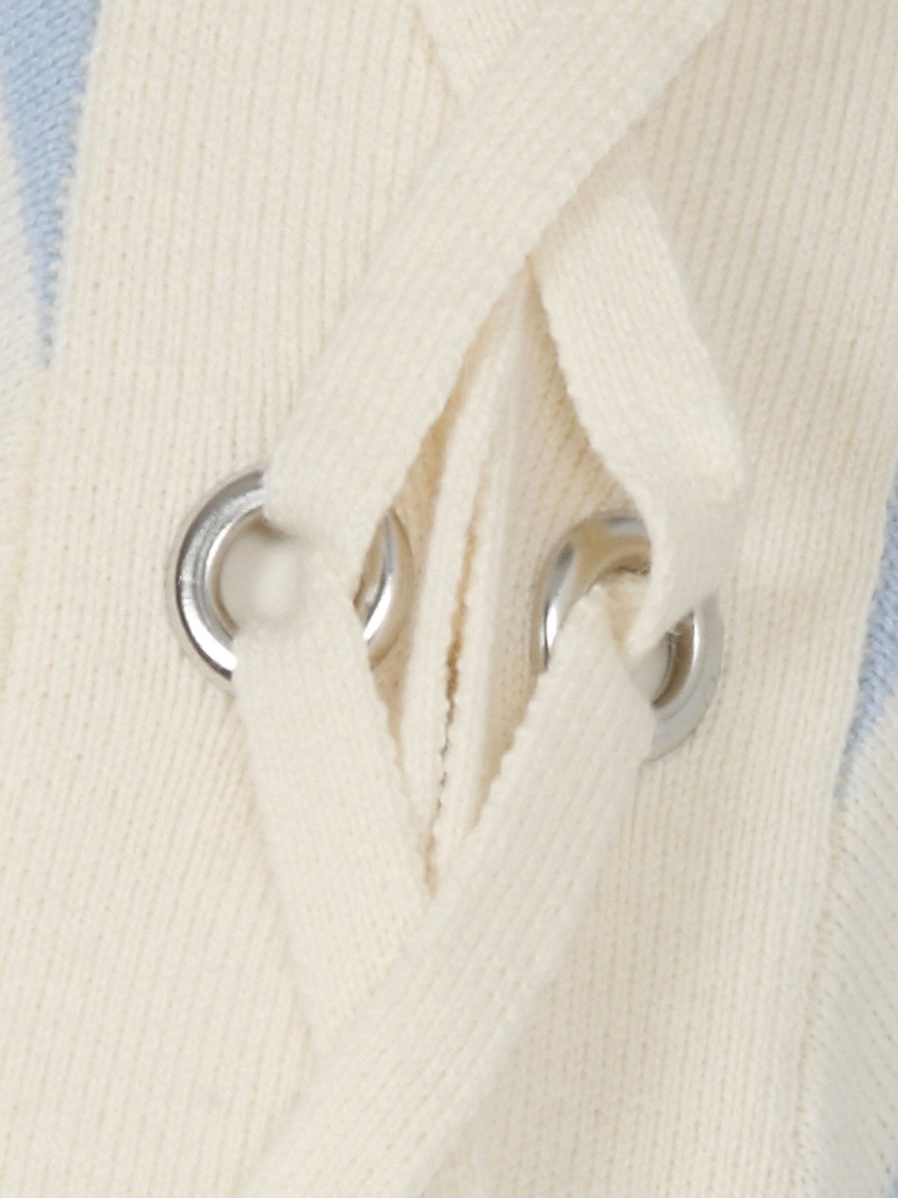 Strickpullover aus Baumwolle - 884794-powder blue / butter - Blau