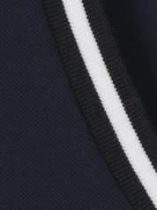 T-Shirt aus Baumwolle - 804994-navy / white - Blau