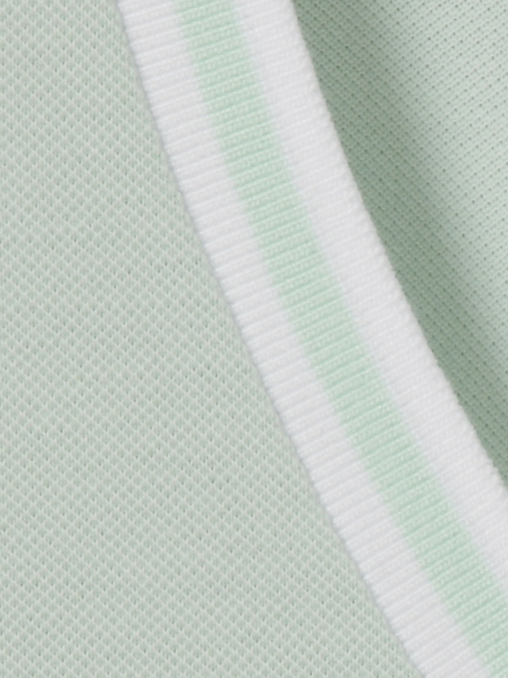 T-Shirt aus Baumwolle - 584994-mint / white - Grün