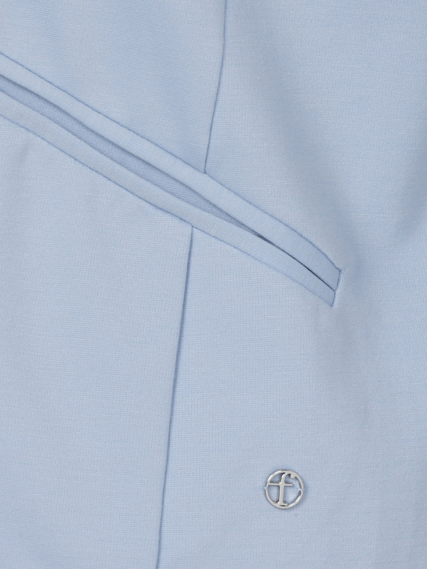 Blazer-Jacke aus Viskosemix - 884-powder blue - Blau