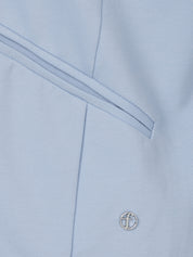 Blazer-Jacke aus Viskosemix - 884-powder blue - Blau