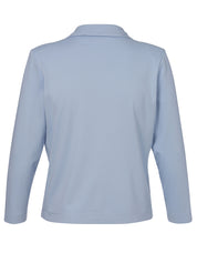 Blazer-Jacke aus Viskosemix - 884-powder blue - Blau