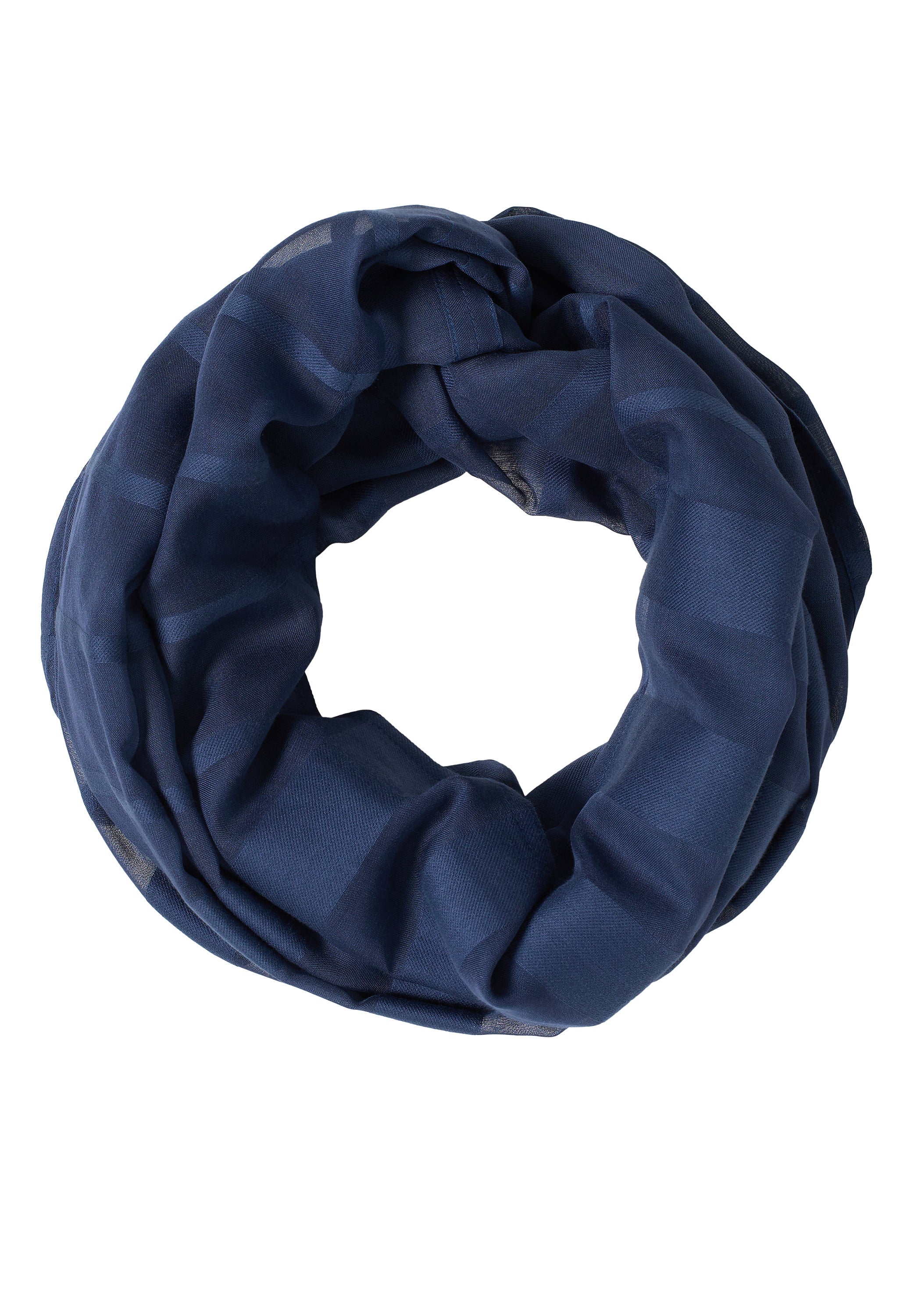 Loopschal aus Baumwollmix - 17473 sporty denim blue - Blau