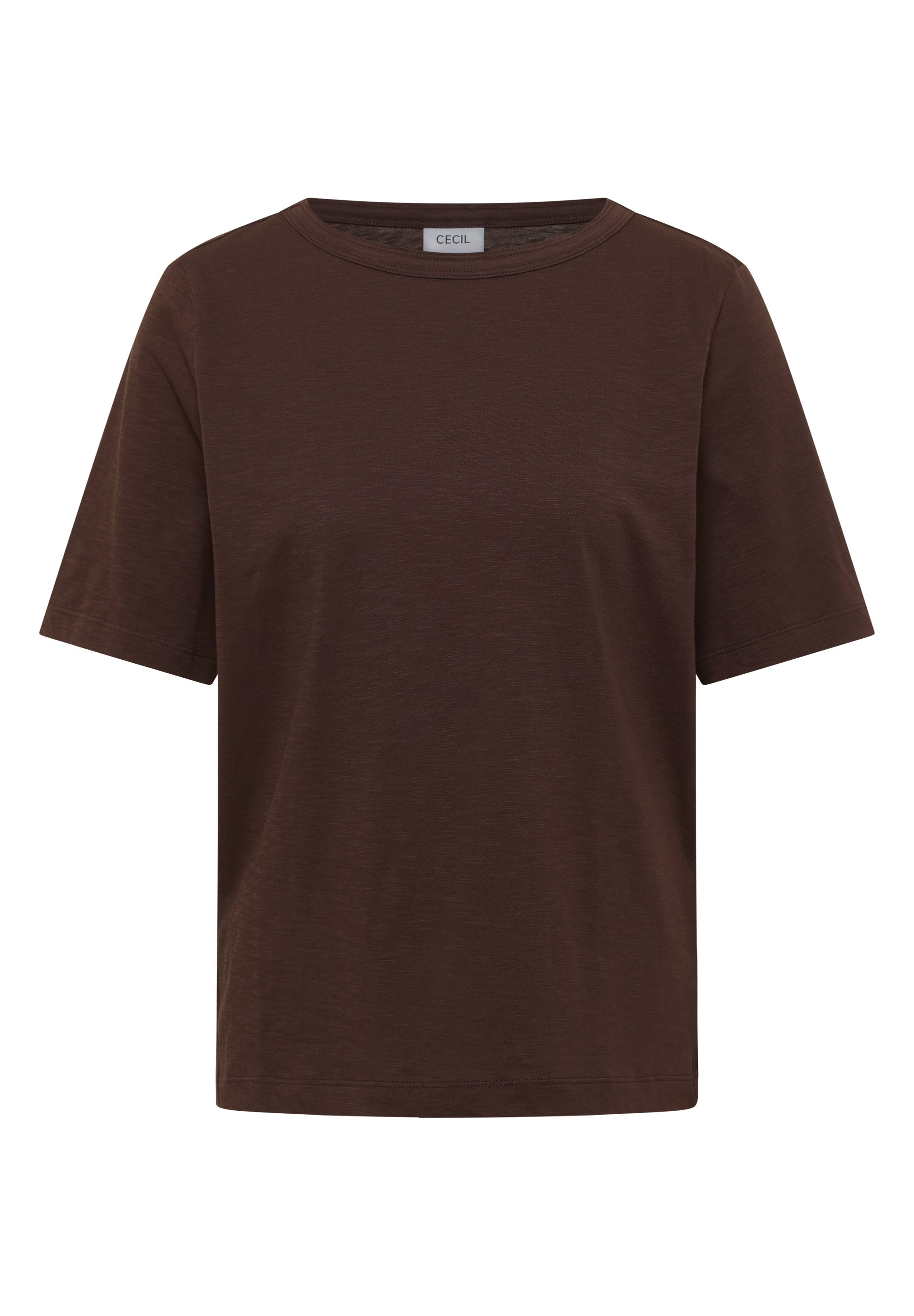 T-Shirt Regular Fit aus Bio-Baumwolle - 17493 macchiato brown - Braun