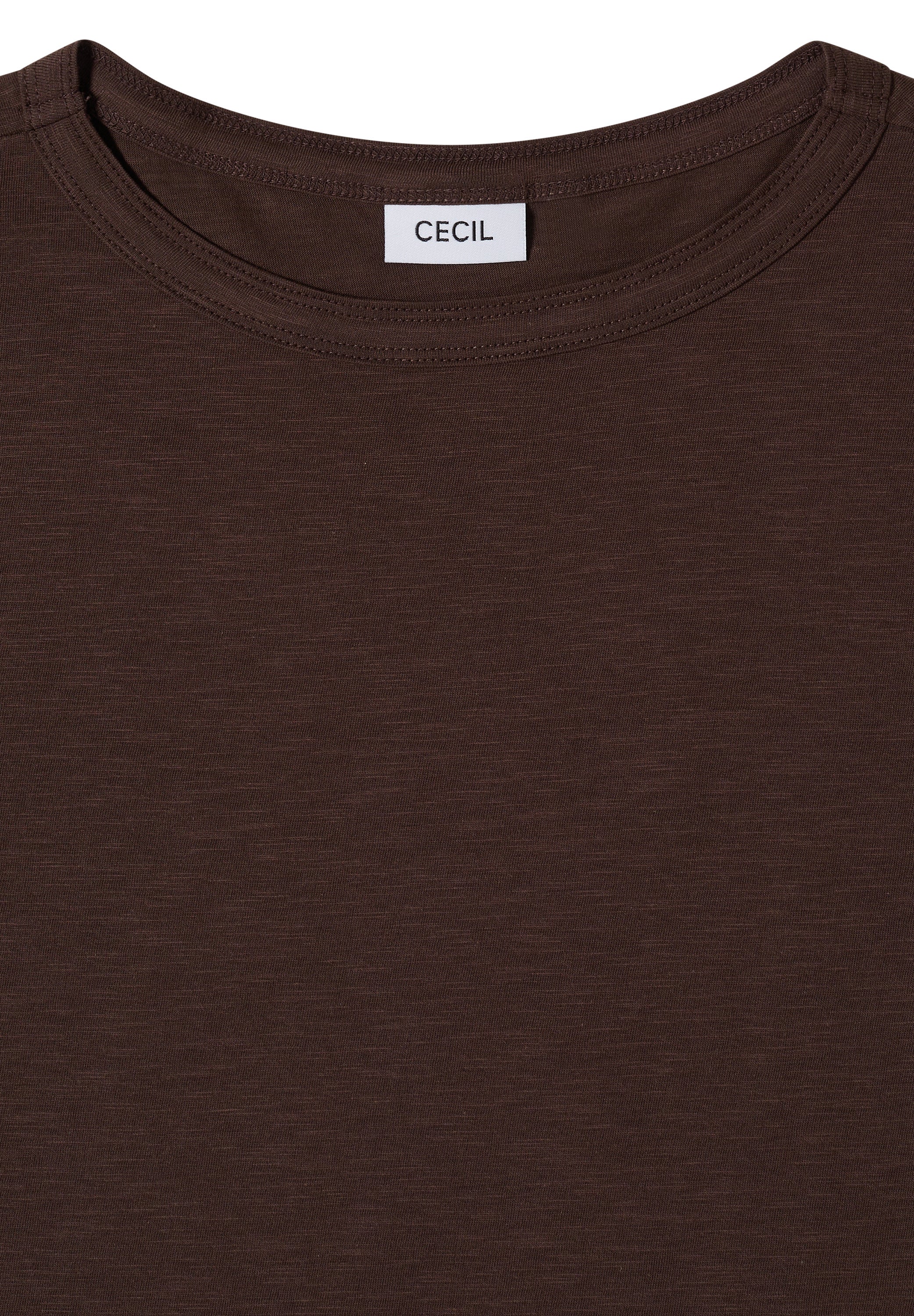 T-Shirt Regular Fit aus Bio-Baumwolle - 17493 macchiato brown - Braun