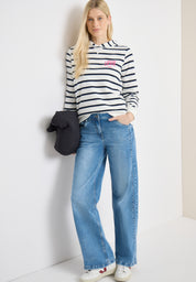 Sweathoodie aus Baumwollmix - 35512 universal blue - Blau