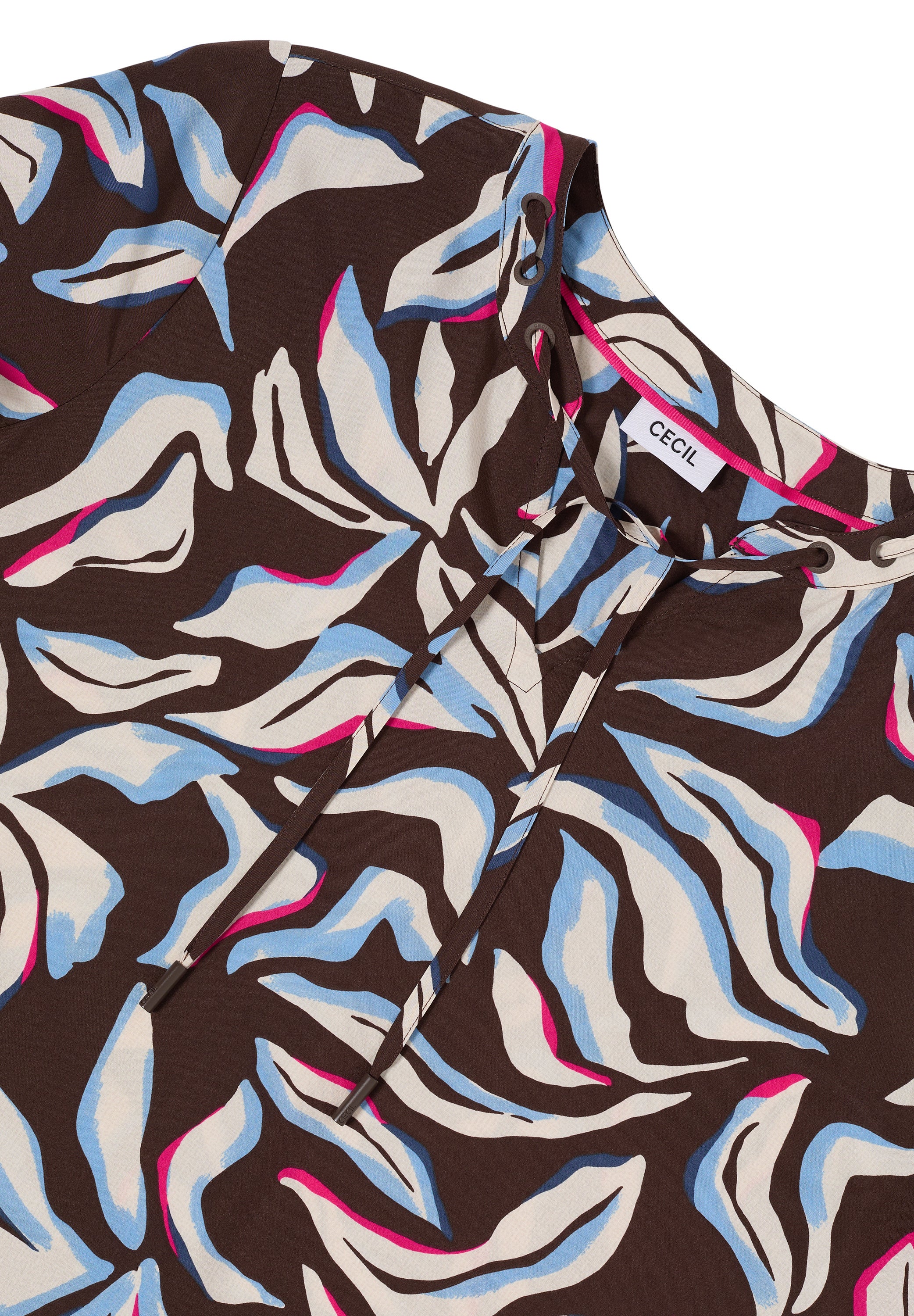 Schlupfbluse aus Viskose - 37493 macchiato brown - Braun