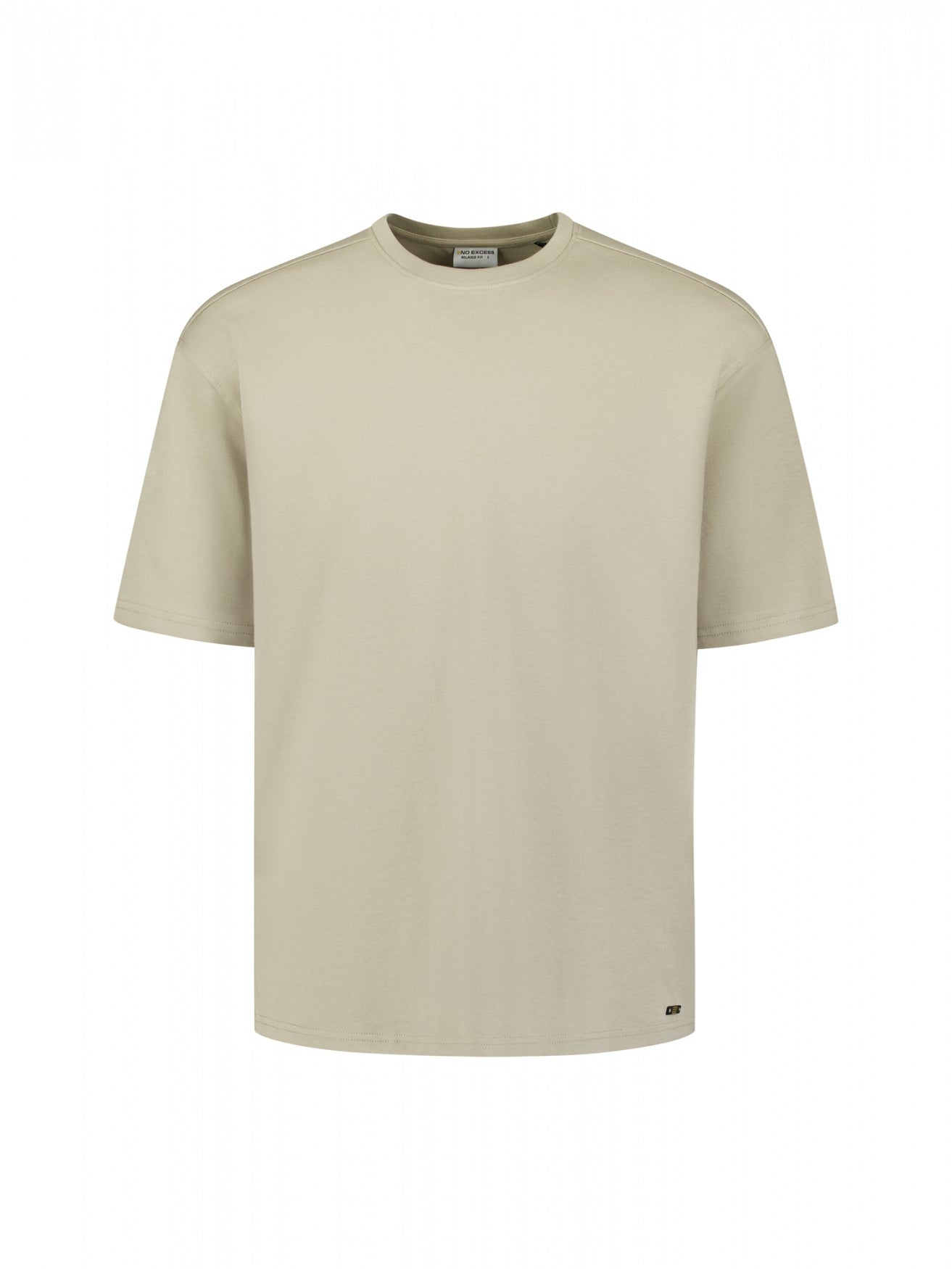 T-Shirt aus Baumwolle Relaxed Fit - 044-Taupe - Khaki