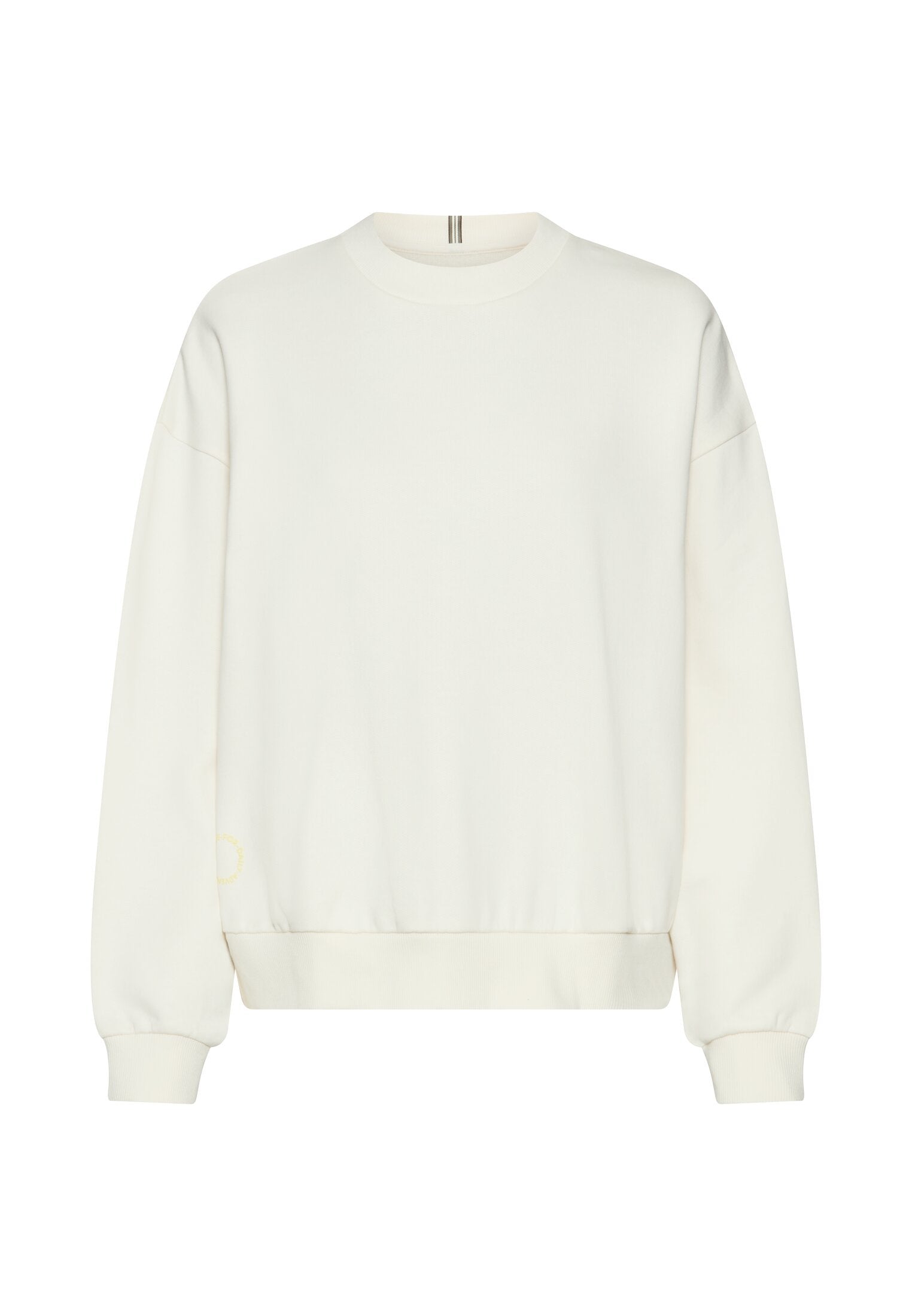 Sweatshirt mit Backprint - 01-Milkwhite - Weiß