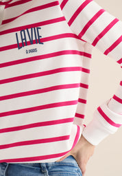 Sweathoodie aus Baumwollmix - 37492 beetroot pink - Pink