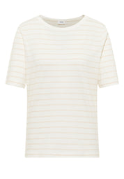 T-Shirt Regular Fit aus Bio-Baumwolle - 23474 vanilla white - Weiß