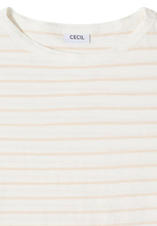 T-Shirt Regular Fit aus Bio-Baumwolle - 23474 vanilla white - Weiß