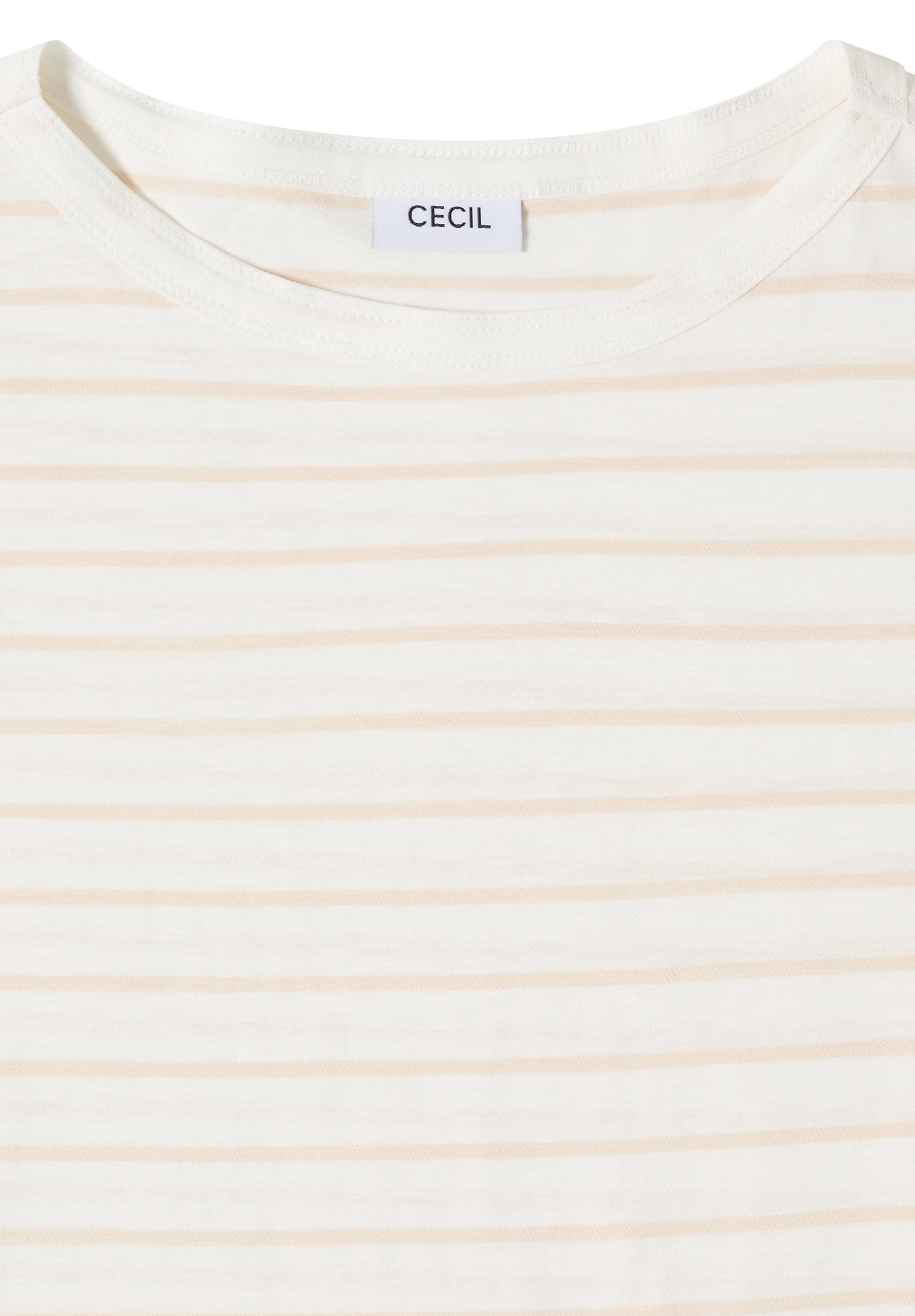 T-Shirt Regular Fit aus Bio-Baumwolle - 23474 vanilla white - Weiß