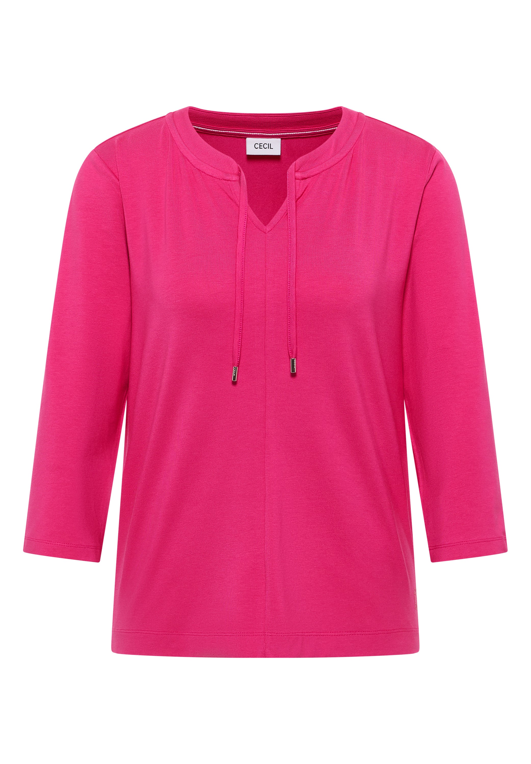 Langarmshirt Regular Fit aus Baumwollmix - 17492 beetroot pink - Pink