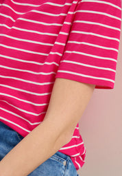 T-Shirt Regular Fit aus Bio-Baumwolle - 27492 beetroot pink - Pink